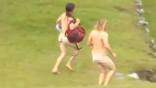 Más desnudos en Machu Picchu: detienen a cuatro extranjeros