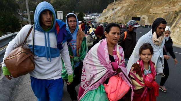 La crisis en Venezuela causó la mayor ola migratoria de la historia reciente en América Latina. (Getty Images).
