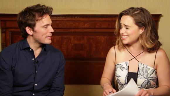 Sam Claflin y Emilia Clarke se entrevistan en video de YouTube