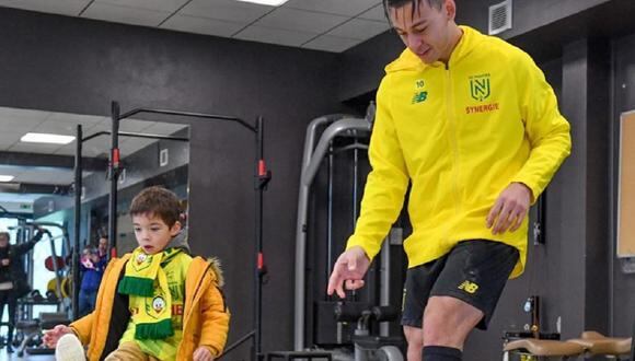 Cristian Benavente confesó que le gustaría jugar en el fútbol peruano.  (Fotos: Nantes)