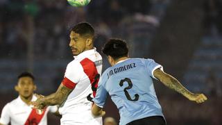 Perú no pudo ante Uruguay en el regreso de Paolo Guerrero por la fecha FIFA