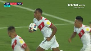 André Carrillo y su gran definición en el 2-1 de Perú [VIDEO]