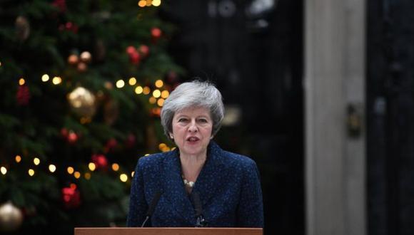 Theresa May prometió disputar el voto "con todo lo que tengo". (Getty Images vía BBC)