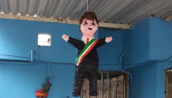 México: lanzan piñata de Peña Nieto y la bautizan como 'Peñata'