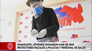 Coronavirus en Perú: ​jóvenes emprendedores fabrican protectores faciales para donación