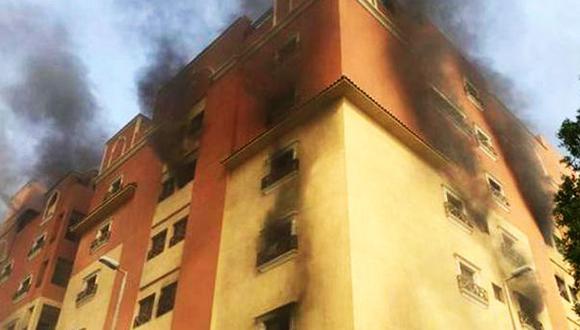 Arabia Saudí: Incendio en edificio residencial deja 11 muertos