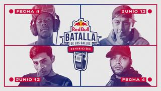 Red Bull Batalla de los Gallos exhibición EN VIVO: Nekroos, Guetto, Yartzi y Dozer compiten en la fecha 4