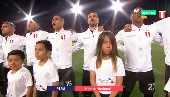 Perú vs. Brasil EN VIVO: así retumbó el Himno Nacional durante duelo amistoso FIFA en Los Ángeles | VIDEO. (Video: Movistar Deportes / Foto: Captura de pantalla)