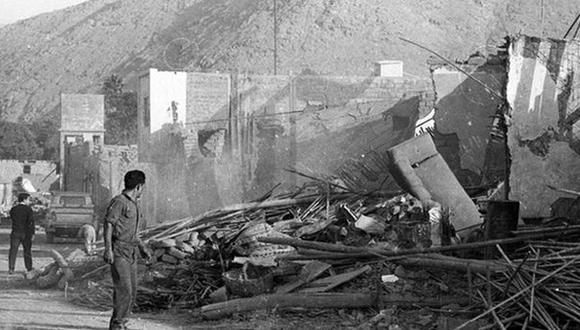 31 de mayo de 1970: A las 03:23 p.m., un terremoto de magnitud 7.8 y un gran aluvión se registró en el Callejón de Huaylas (Áncash). Este movimiento telúrico dejó como saldo 67 mil muertos y 150 mil heridos. (Foto: archivo de El Comercio)