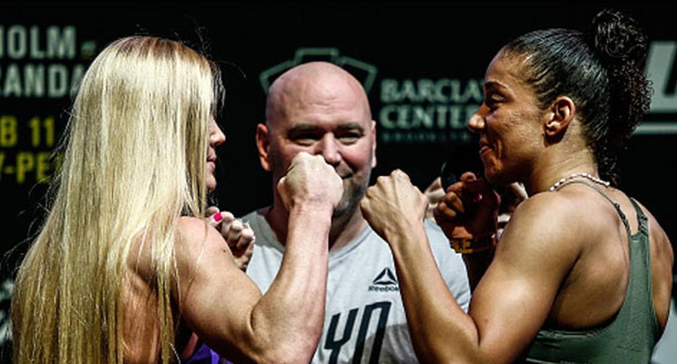 Holly Holm vs. Germaine de Randamie se enfrentan por el título Peso Pluma de UFC | Foto: Getty