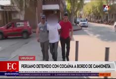 Uruguay: capturan a peruano con cocaína dentro de su camioneta