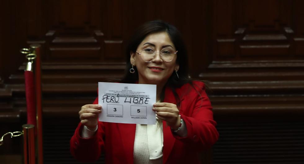 Congresistas de Perú Libre viciaron su voto en segunda vuelta de la elección para el nuevo titular del Parlamento