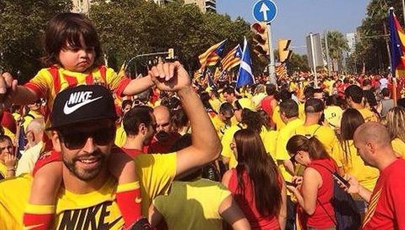 Gerard Piqué y su polémico tuit en apoyo a Cataluña