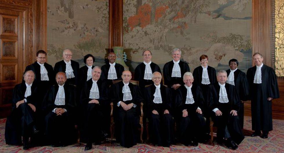Los magistrados. (Foto: Corte Internacional de Justicia)