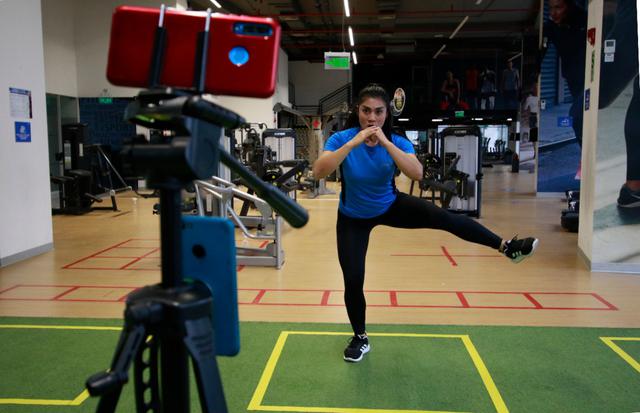 Karla Falen, entrenadora de Sportlife. (Foto: Miguel Bellido/El Comercio)