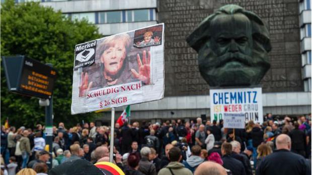 Sympathizers of the far right have taken to the streets of Germany and other European countries in recent years to protest. (Photo: AFP)