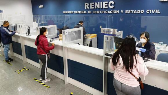 Reniec informa que cambios a su plataforma tecnológica provocó que sus servicios sean afectados. (Foto: Reniec)