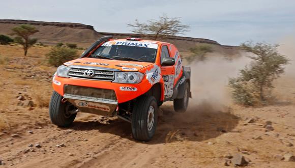 Raúl Orlandini lidera el primer día del Rally Marruecos