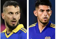 Zambrano y Benedetto se vieron las caras: los jugadores compartieron en las instalaciones de Boca