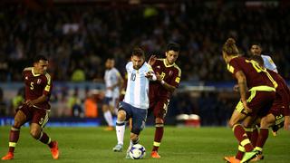 Lionel Messi y la imagen ante Venezuela que generó polémica en redes sociales