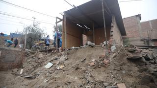 Callao: pared de una vivienda en distrito de Mi Perú se derrumbó tras el sismo de magnitud 6 | FOTOS