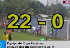 Copa Perú: arquero recibe 22 goles y esta fue su reacción