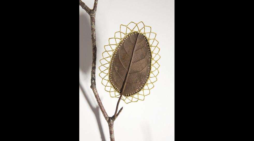Las hojas secas son transformadas en arte a punta de crochet | CASA-Y-MAS |  EL COMERCIO PERÚ