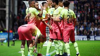 Manchester City derrotó 3-0 al Preston North End por la Copa de la Liga