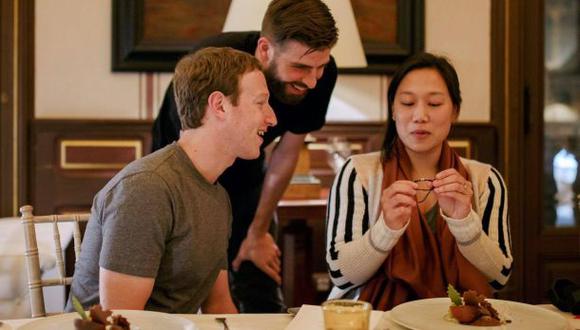 Mark Zuckerberg celebra cumpleaños de su esposa junto a Piqué