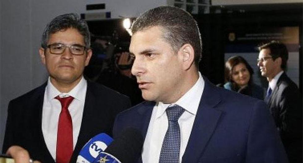 Rafael Vela y José Domingo Pérez brindaron una conferencia de prensa luego de ser removidos por el fiscal de la Nación, Pedro Chávarry. (Foto: GEC)