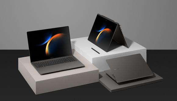 Samsung presentó sus nuevas laptops de la serie Galaxy Book3. | (Foto: Samsung)