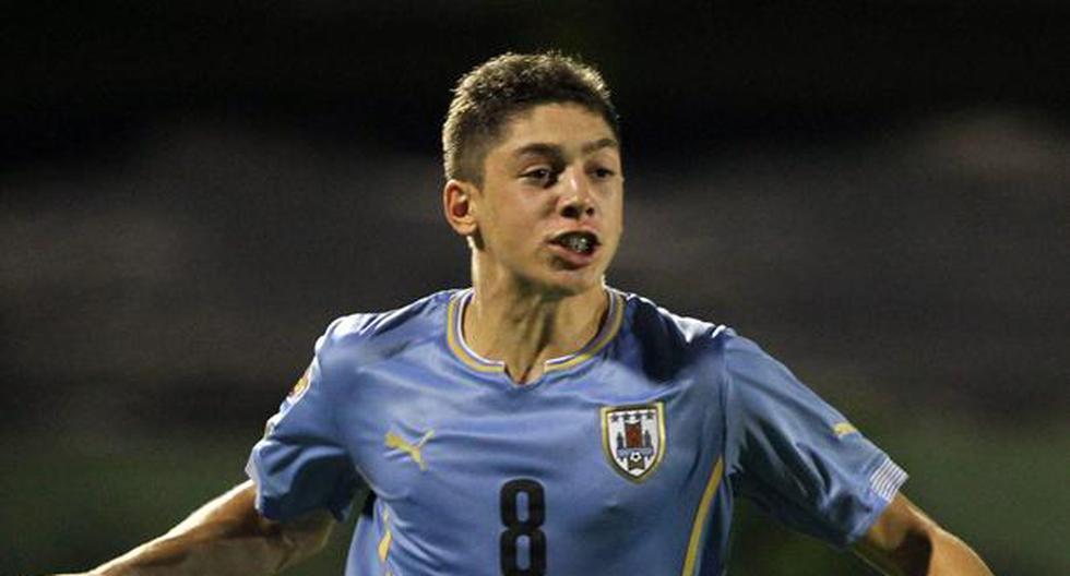 Federico Valverde fue el mejor del Sudamericano Sub 17. (Foto: EFE)