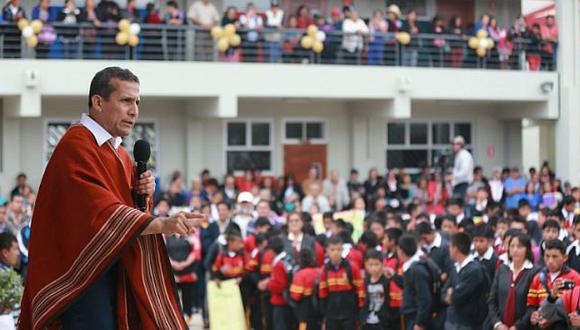 Humala: En 2021 inversión en educación debe ser del 6% del PBI