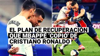 El plan de recuperación post partido de Cristiano Ronaldo que también sigue Kylian Mbappé