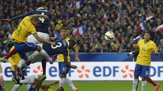 Francia vs. Brasil: Varane y el golazo de cabeza a Jefferson