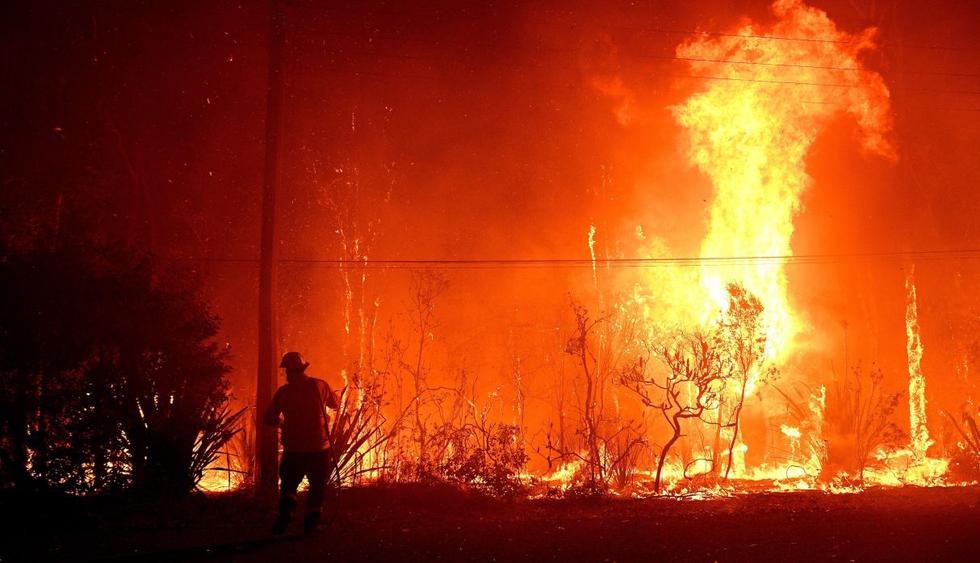 Al menos 684 casas han quedado destruidas a causa de unos fuegos que se expanden por todo el estado y se acercan a grandes zonas urbanas, incluido el oeste de Sídney.. (Foto: AFP)