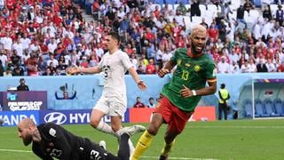 En tres minutos lo empataron: Aboubakar y Choupo-Moting anotaron el 3-3 Camerún vs. Serbia | VIDEO