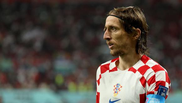Luka Modric se despide de los mundiales con el tercer lugar de Qatar 2022. En Rusia 2018 fue subcampeón. (Foto: AFP)