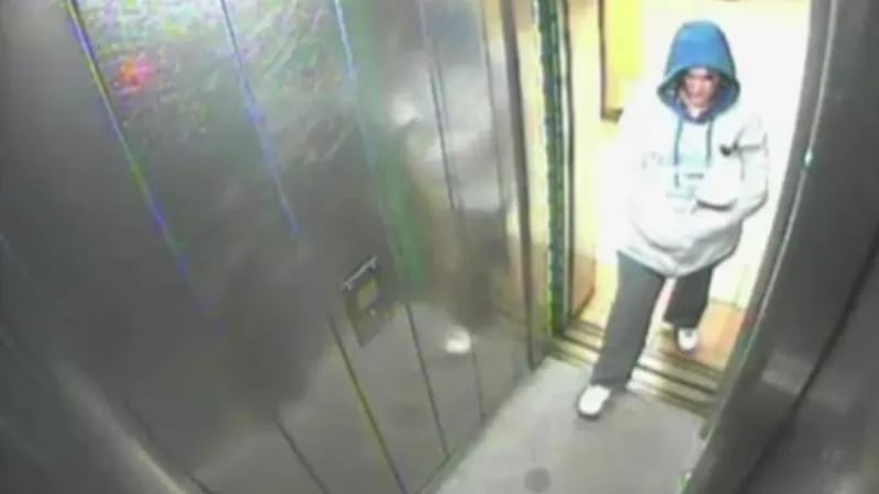 Security cameras recorded when Sands went to Pleasted's apartment to kill him. 