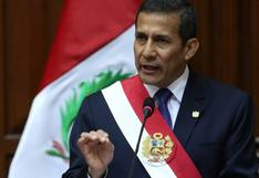 Popularidad de Ollanta Humala cayó cuatro puntos hasta 35%