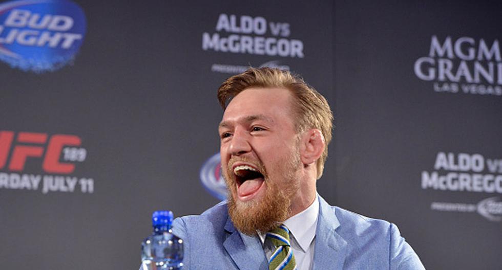 Conor McGregor publicó un gif ocurrente en Twitter burlándose de UFC | Foto: Getty Images