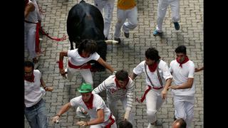 FOTOS: toros aplastaron a decenas de personas en fiesta de San Fermín