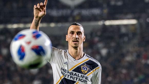 Zlatan Ibrahimovic marcó en el empate 1-1 entre Los Ángeles Galaxy y LAFC, por una nueva jornada de la MLS. Lo singular de la anotación, fue la intervención del VAR  (Foto: KABC)
