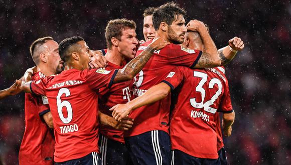 Bayern Múnich venció 3-1 al Hoffenheim por la primera fecha de la Bundesliga. (Foto: AFP)