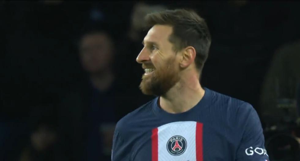 En su regreso a Francia, Lionel Messi anotó con camiseta del PSG vs. Angers por la Ligue 1 en el Parque de los Prínicipes. (Foto: Captura ESPN)