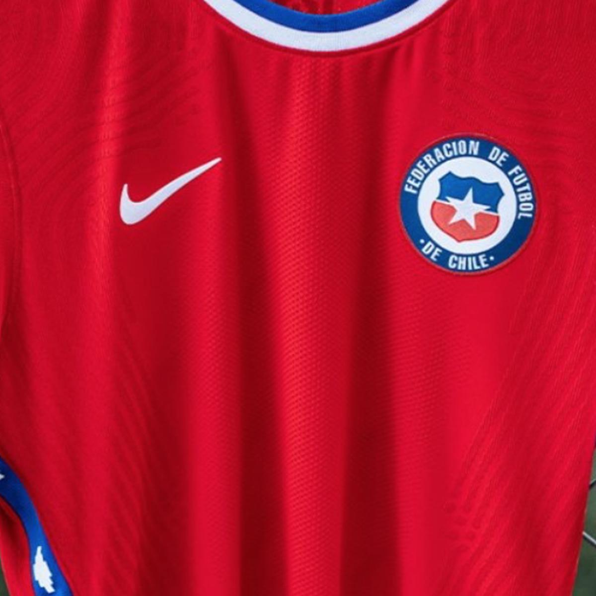 Polera Futbol Niño Nike Chile Local 2020/2021 Rojo