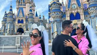 Melissa Paredes se comprometió con el bailarín Anthony Aranda en Disney