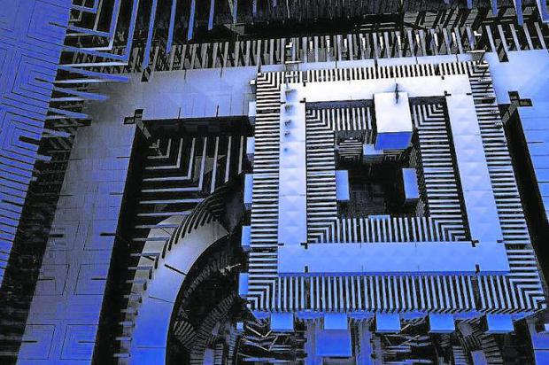 Procesador de un ordenador cuántico. Fuente:Pixabay