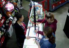 EEUU: un bebé cayó del mostrador de una tienda mientras su madre compraba un arma de fuego | Video 