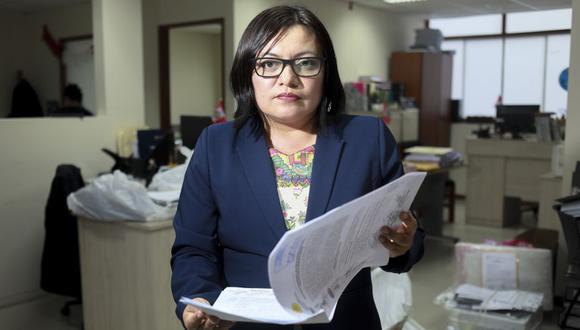 La fiscal Geovana Mori precisó que Pereda trabajaba en su despacho y no en el del fiscal Germán Juarez Atoche. (Foto: GEC)